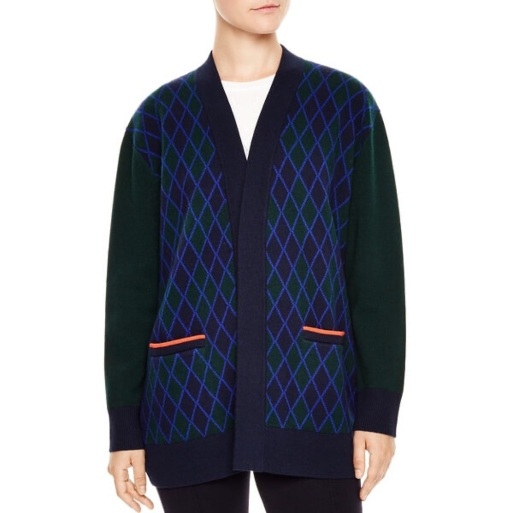 Sandro Rose Embroidered Wool Cardigan - Picture 6 of 7